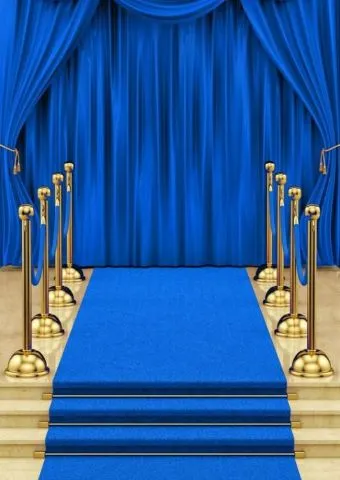 Blue Exhibition Carpet