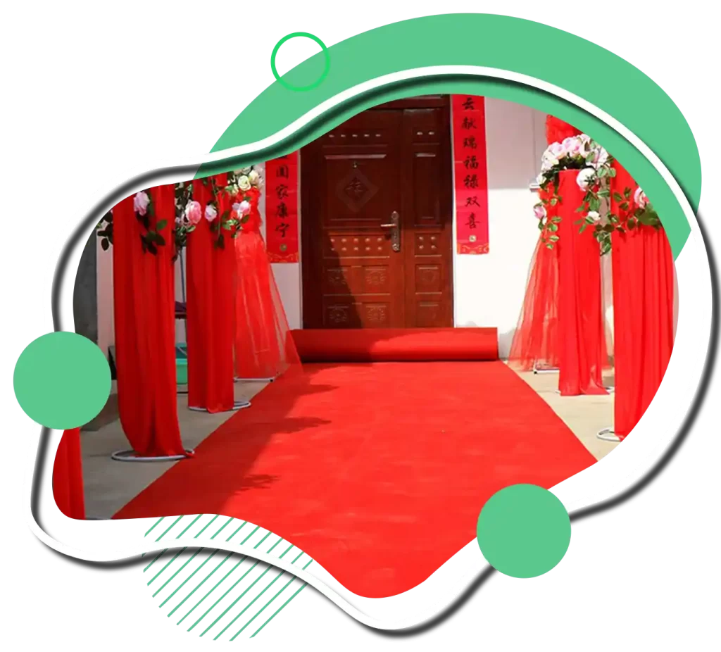 Red Exhibition Carpets