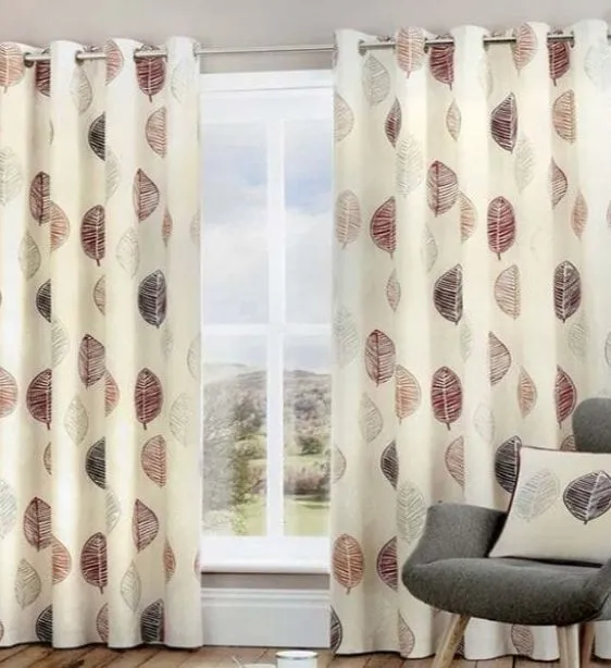 Cotton-Eyelet-Curtains UAE
