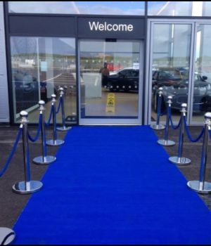Exhibition Blue Carpet
