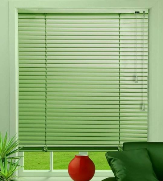 Green Aluminum Venetian Blinds