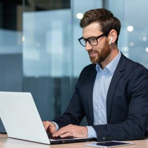 Man with Laptop