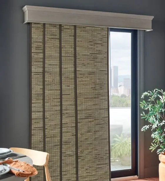 Woven Wood Sliding Panels Blinds