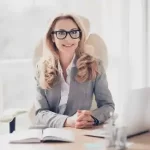 Woman in Office