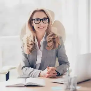 Woman in Office