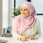 Woman in Office