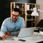 Man in Office