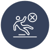 Non slip backing