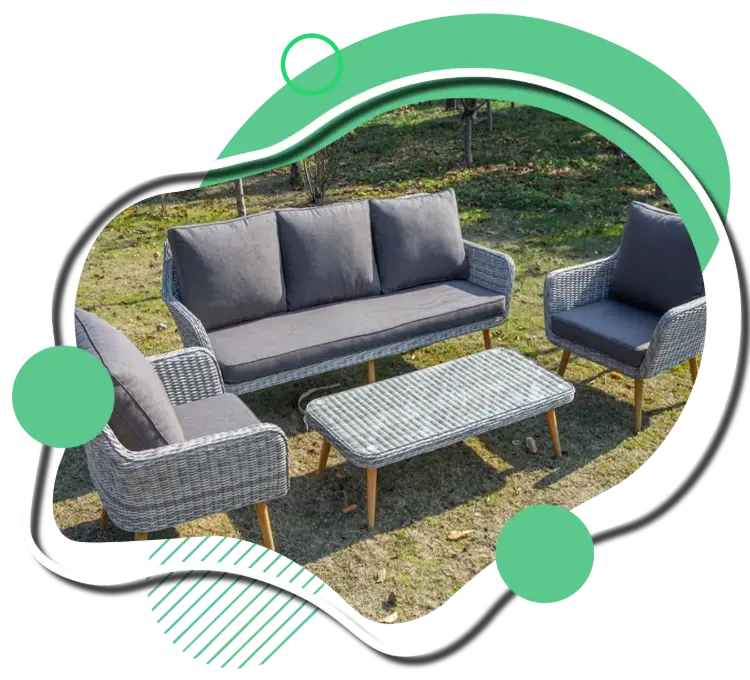 Comfortable Outdoor Rattan Garden Furniture