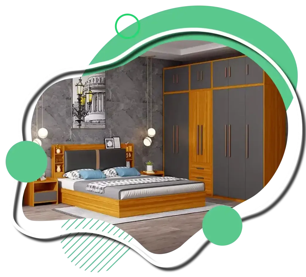 Modern Bedroom House Wooden Furniture