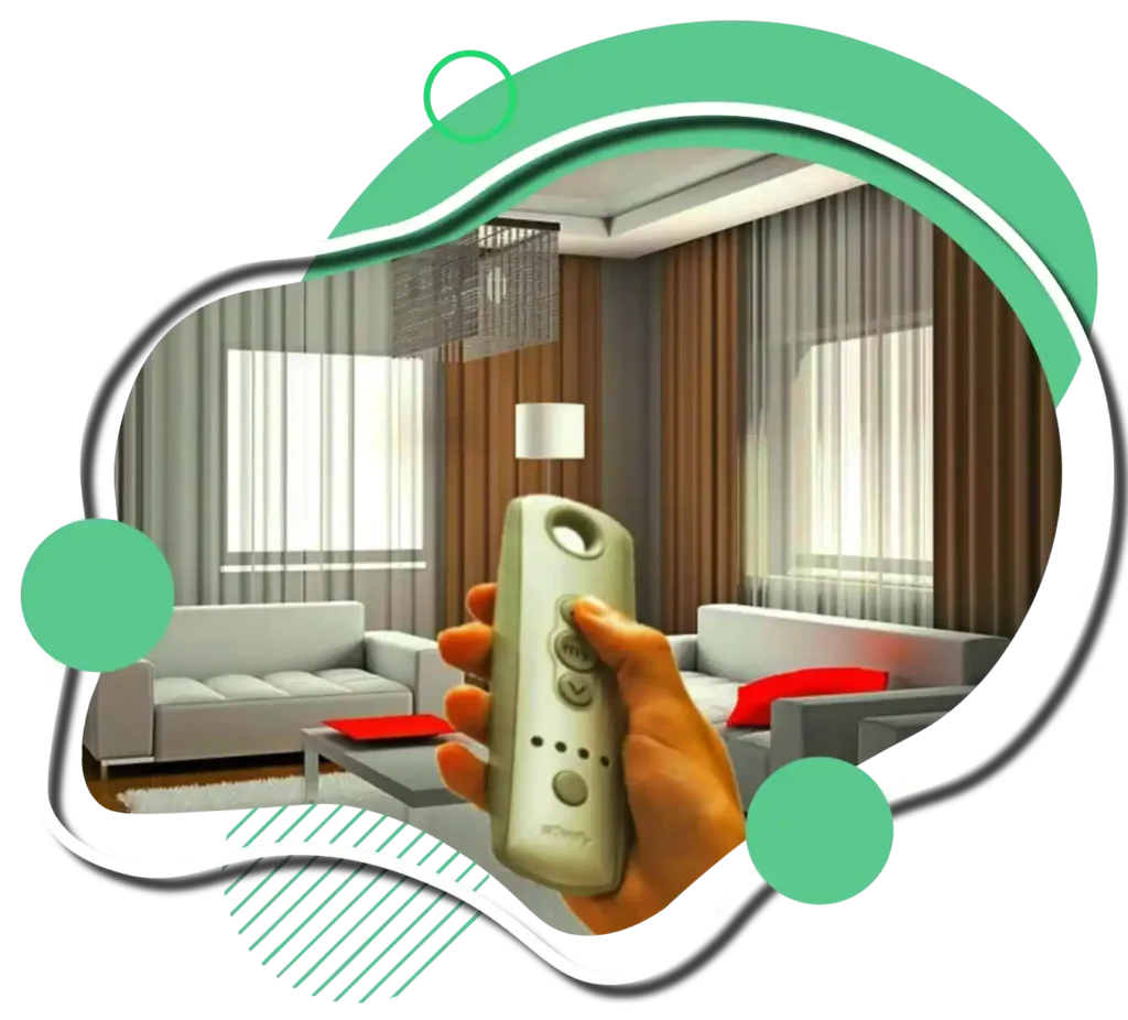 Modern Motorized Curtains Abu Dhabi