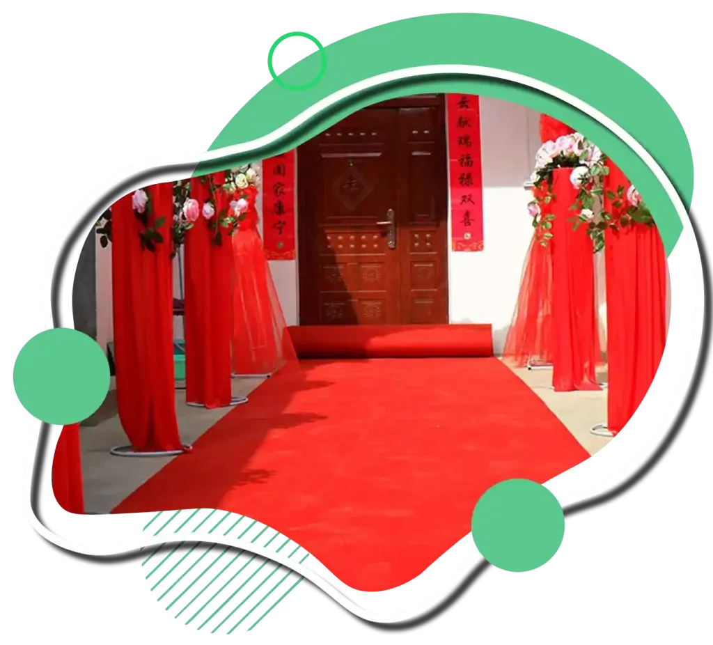 Red Exhibition Carpets