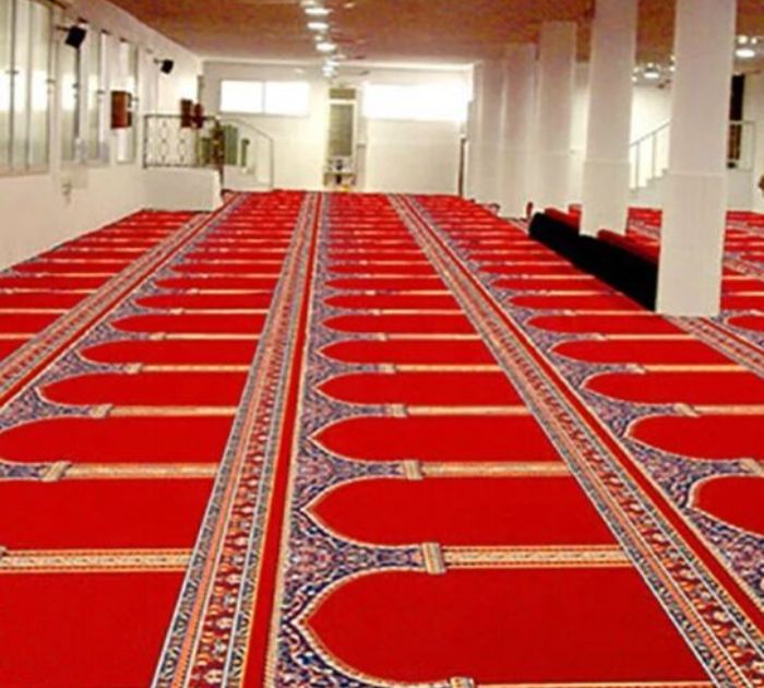 Red Masjid Carpet in Abu Dhabi
