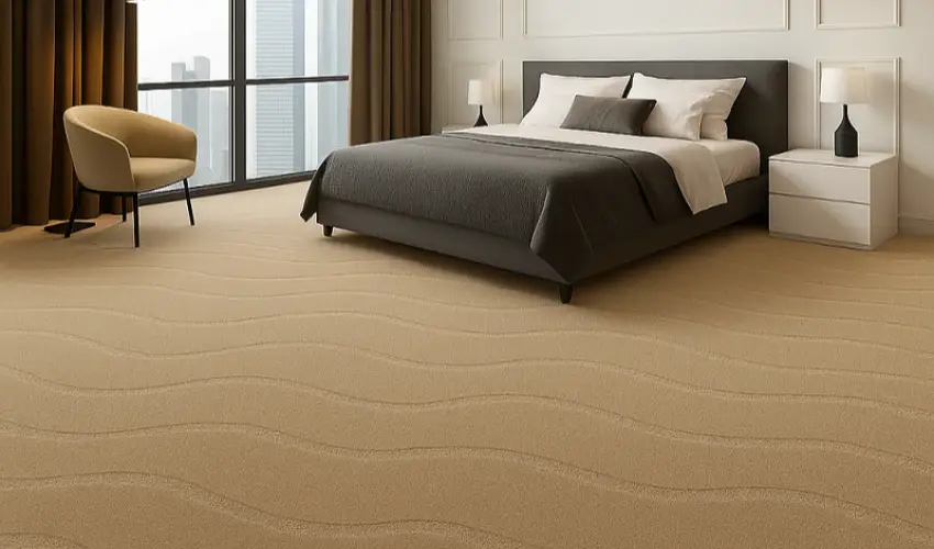 Wall-to-Wall Sisal Carpets in Bedroom