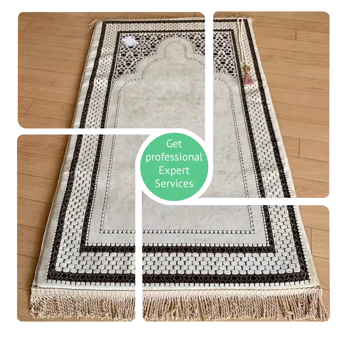 White Stunning Prayer Mats