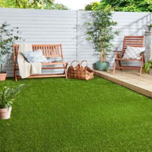 Balcony Olive Fibre Grass Carpets