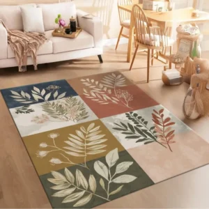 Boho Leaf Patchwork Rugs
