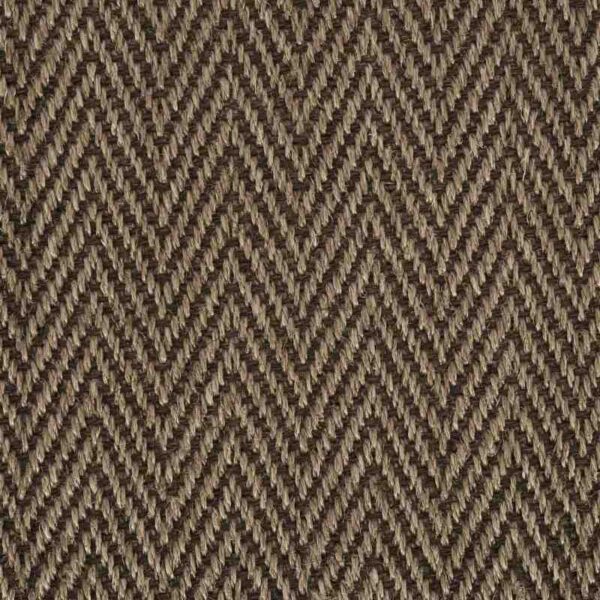 Brown Sisal Herringbone Carpet