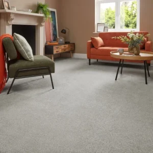 Frost Mist Plush Pile Carpets