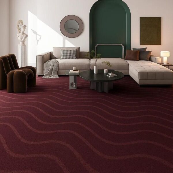 Garnet Weave Red Carpets