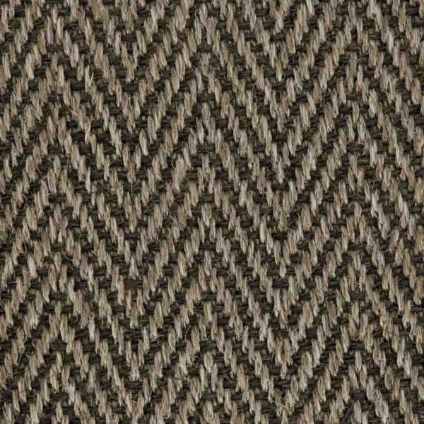 Gray Sisal Herringbone Carpet