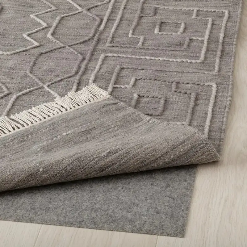 Handmade Wool Area Rug Wave