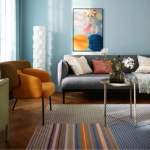 Handwoven Wool Striped Rugs