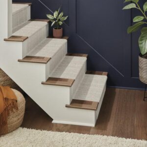 Ivory Woven Stair Carpets
