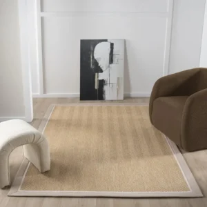 Modern Beige Herringbone Rugs