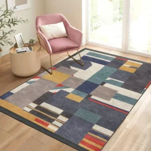 Modern Geometric Patchwork Rugs