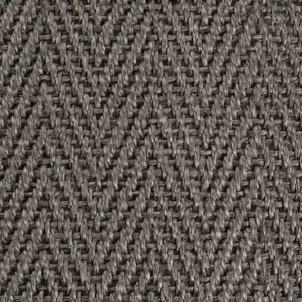 Sisal Herringbone Flint Carpet Close