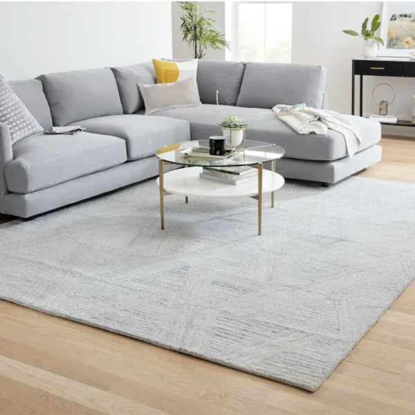 Smoth Rug Soft and Stylish Smooth Wool Rug for Modern Rooms