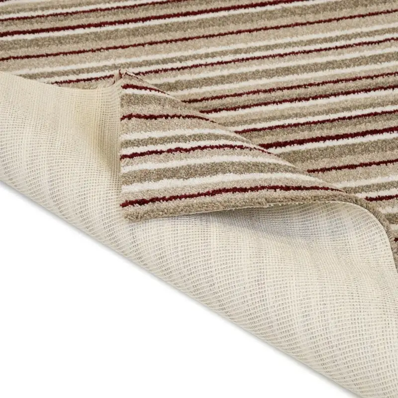 Warm Stripe Patterned Carpet Wave