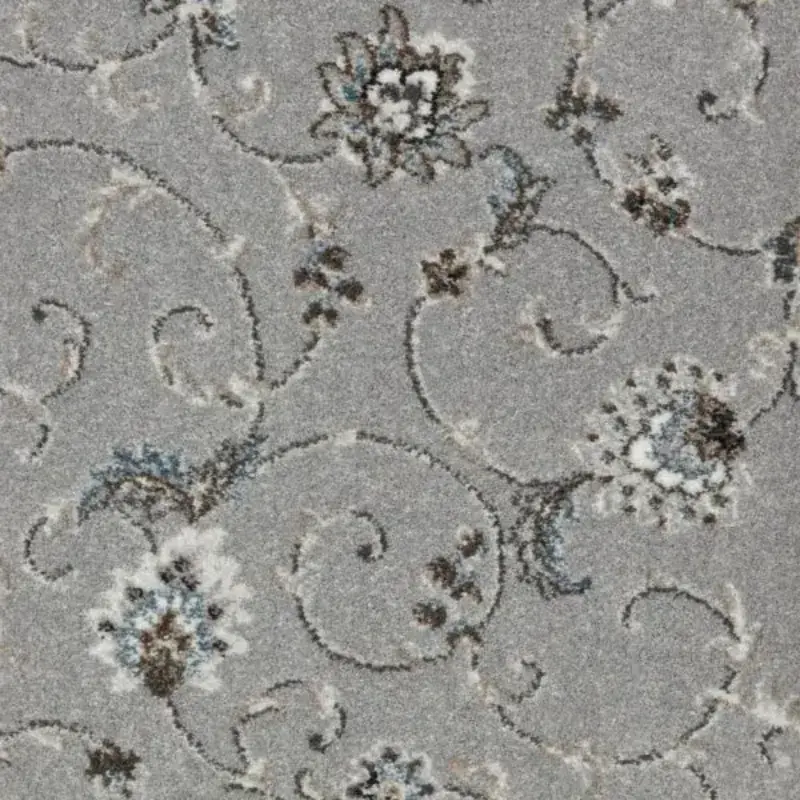 Classic Floral Design Pattern Carpet Close
