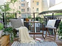 Custom Balcony Furniture installation in Mussafah