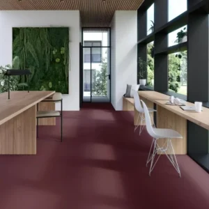 Deep Red Commercial Carpet