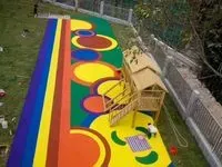 EPDM Rubber Flooring installation in Mussafah