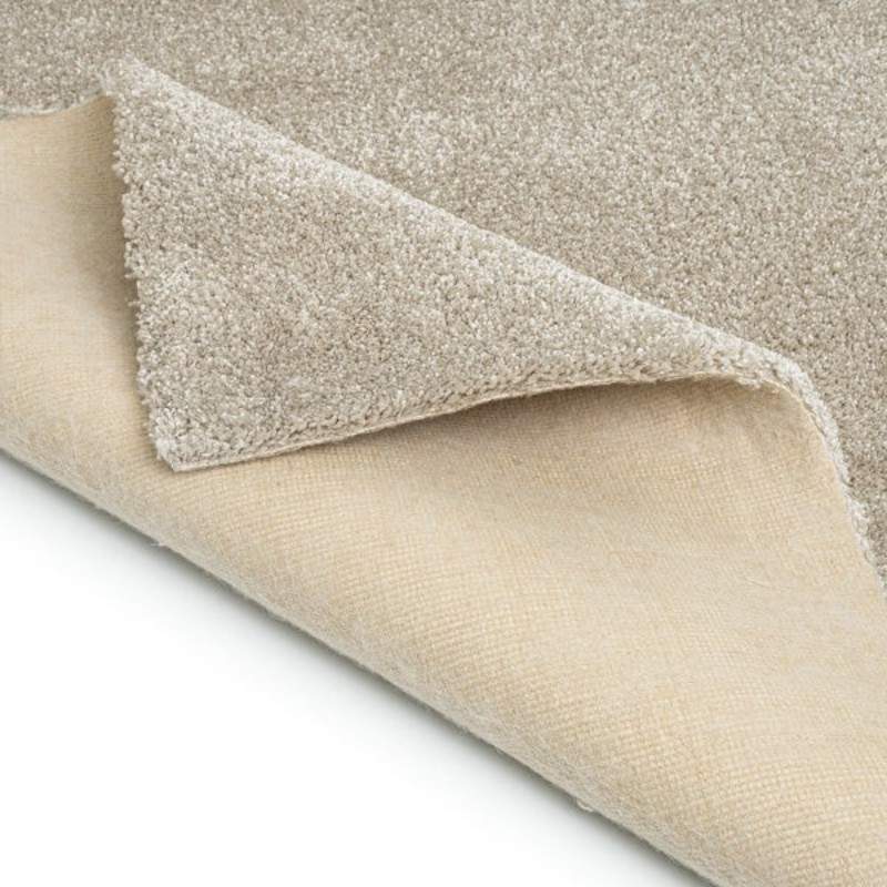 Light Beige Plush Texture Carpet Wave