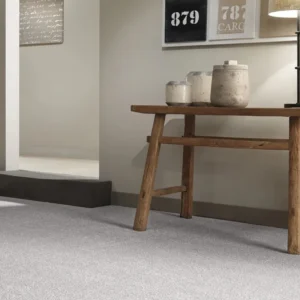 Light Grey Polyester Living Room Carpet