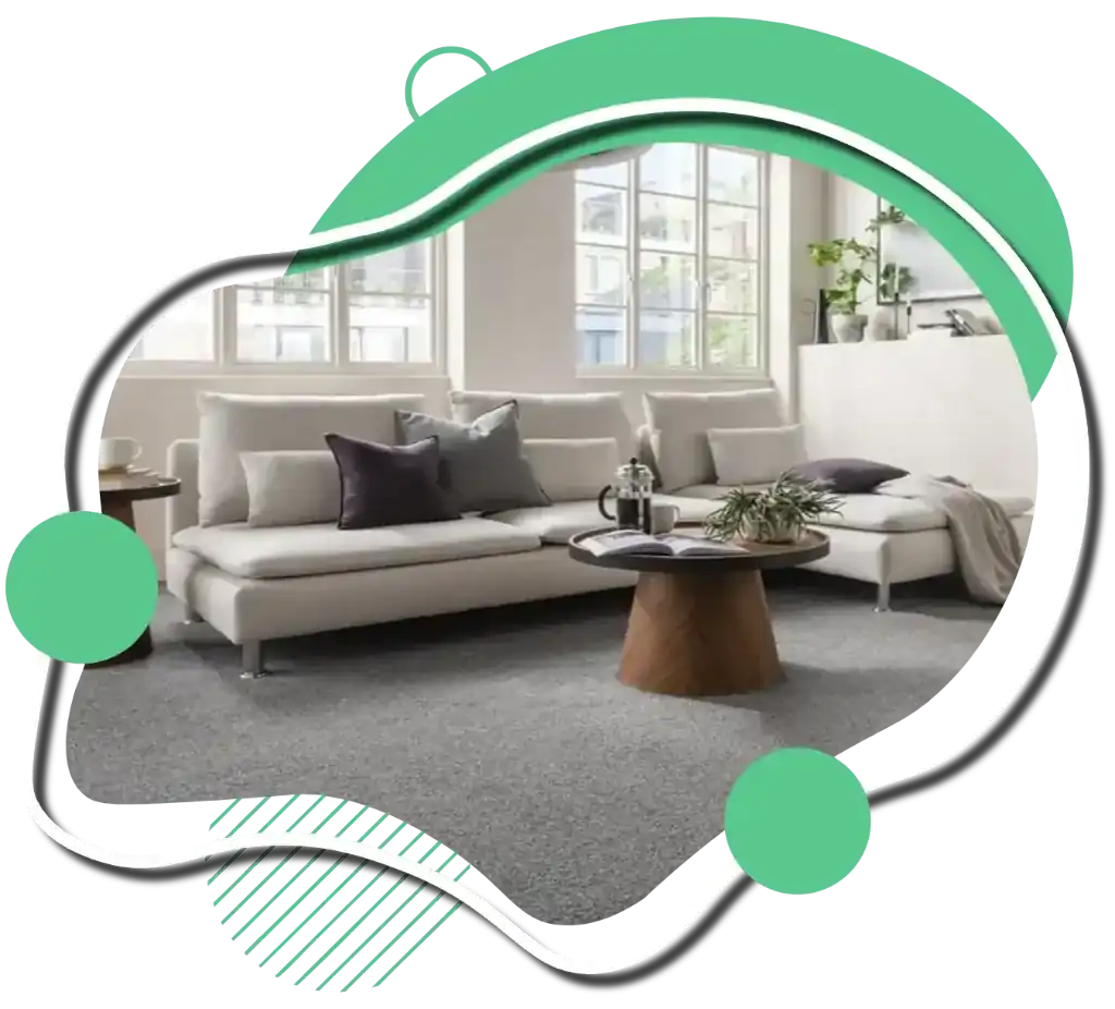 Grey Wall to Wall Carpet in Mushrif