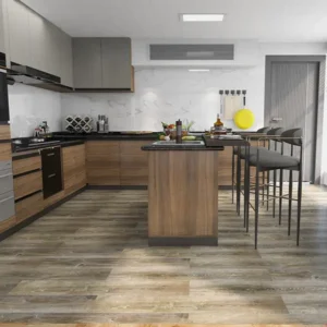 Rustic Brown Wood Texture Vinyl Plank SPC Flooring