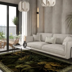 Alaric Floral Green Rug