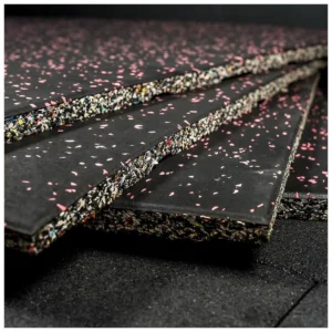 Black & Pink EPDM Flooring