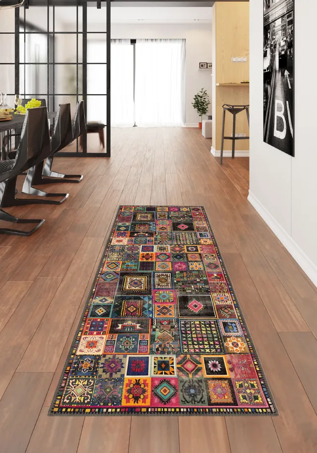 Cassian Boho Patchwork Persian Rugs Cassian Boho Patchwork Persian Rugs
