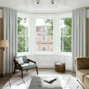 Cornflour Stripe Curtain