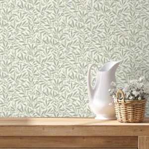 Ditsy Leaves Wallpaper