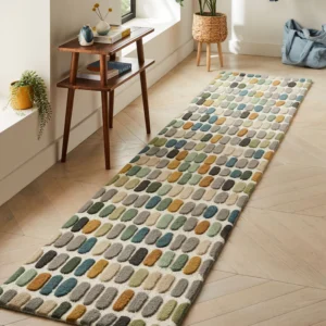 Green Runner Kids Room Carpets