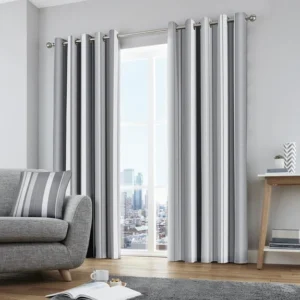 Grey Cotton Curtains