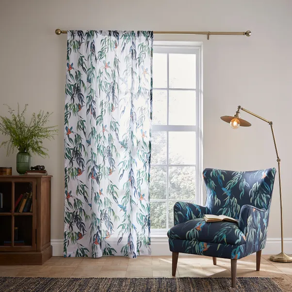 Kingfisher Slot Top Voile Curtains Kingfisher Slot Top Voile Curtains