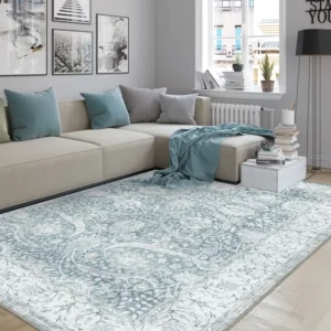Leonie Blue Vintage Persian Rugs